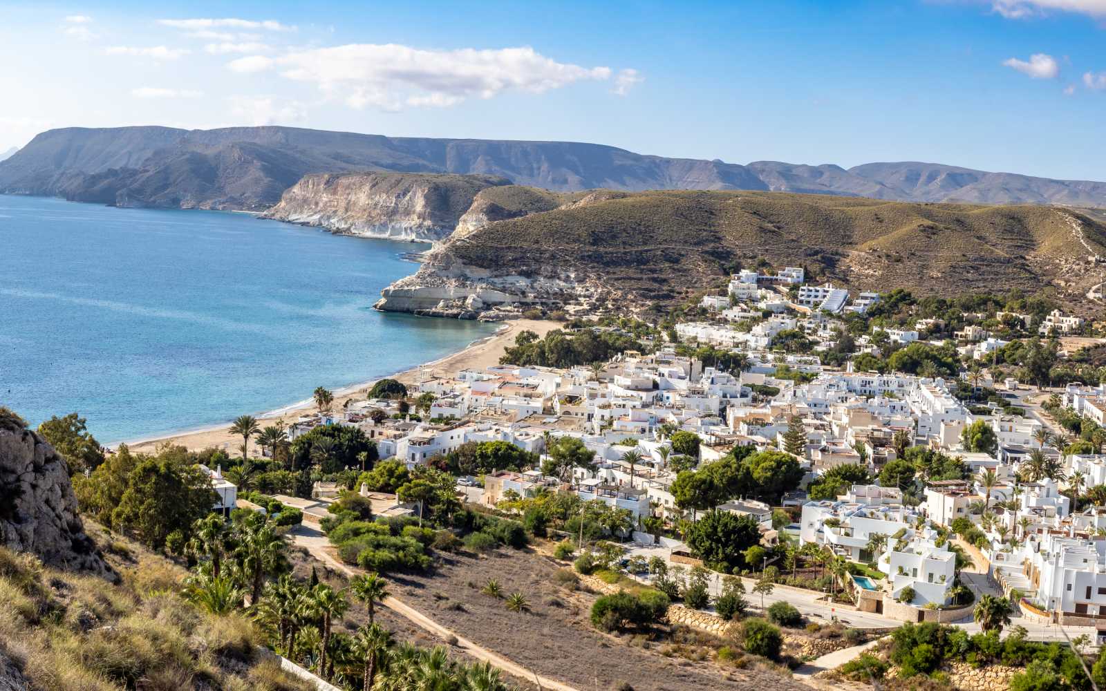 Agua Amarga village in Cabo de Gata, Spain