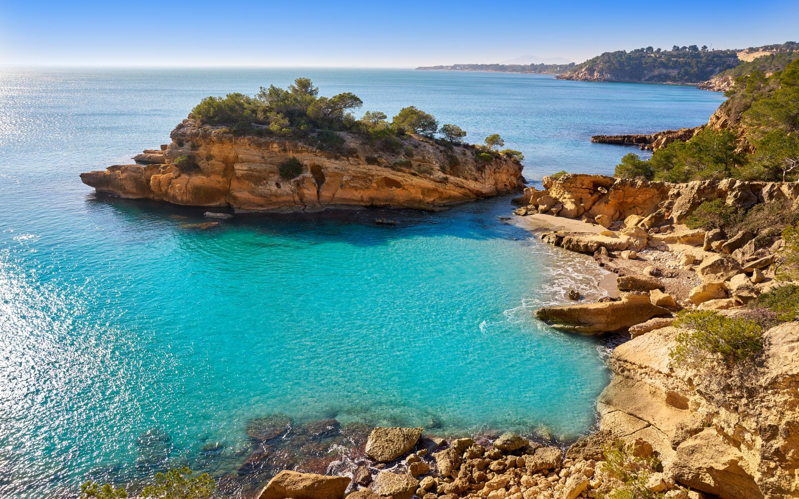Ametlla L'ametlla de mar beach illot