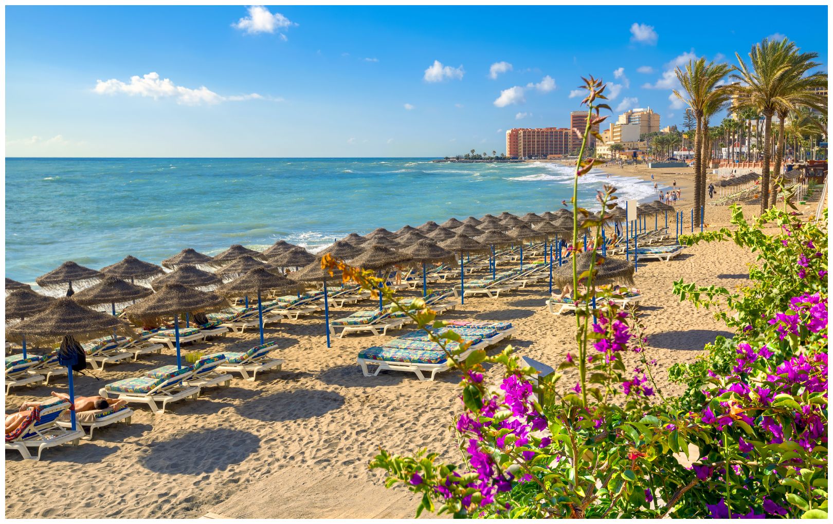 Benalmadena beach, Malaga province, Andalusia, Spain