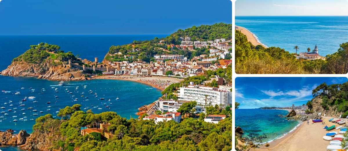 Lloret de Mar, Calella de Mar, Tossa de Mar
