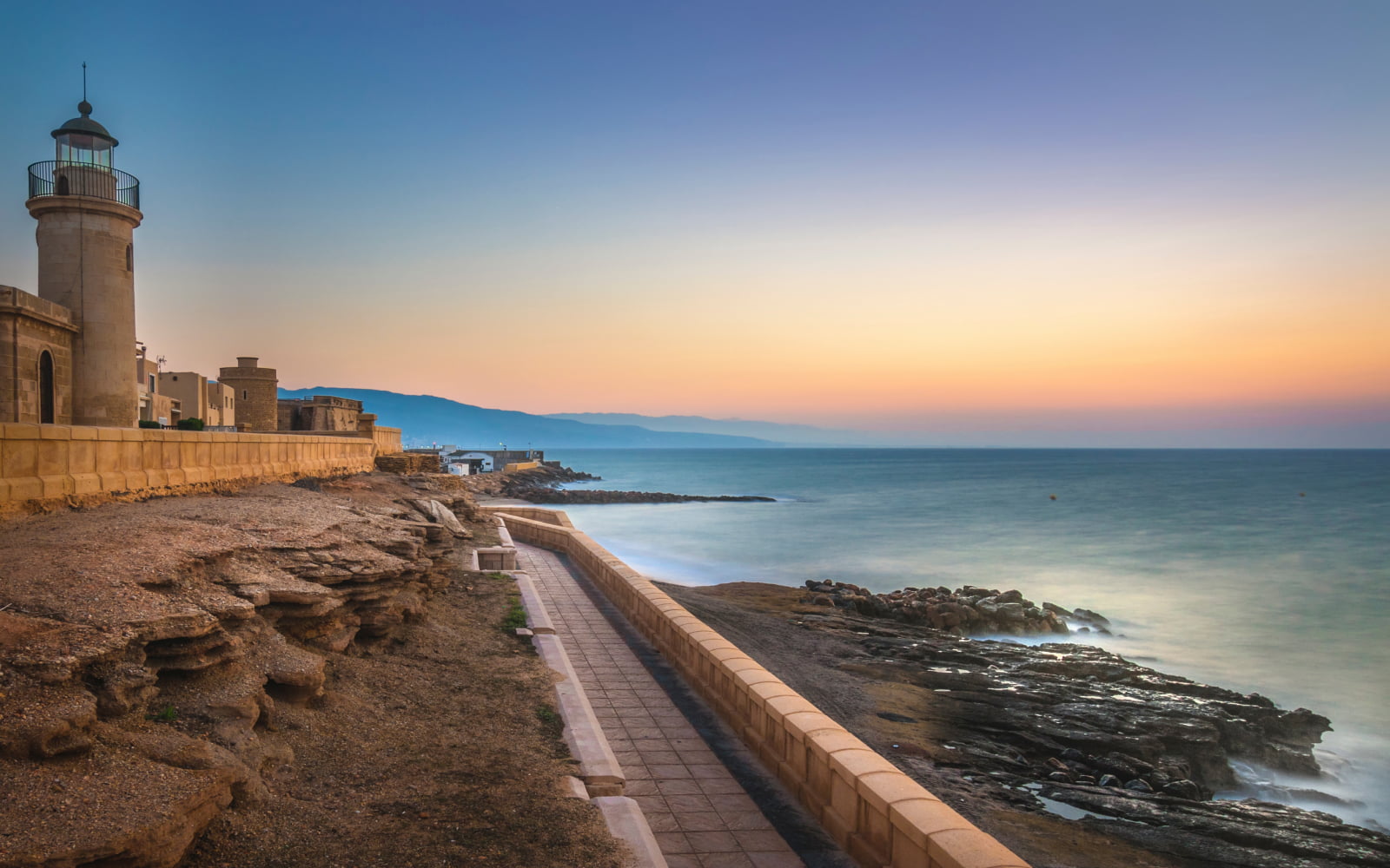 Lighthouse in Roquetas de Mar
