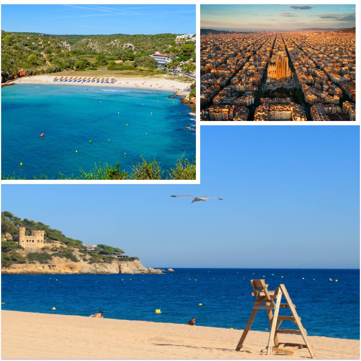 Barcelona, Menorca and Tossa de Mar