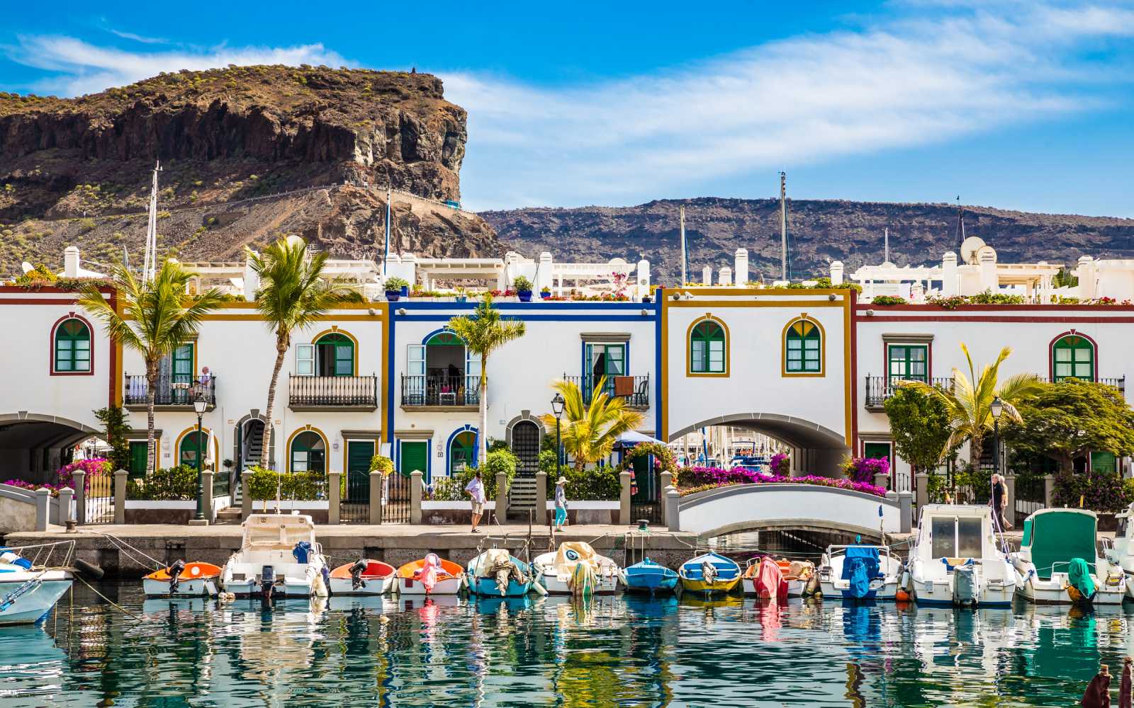 Port In Puerto de Mogan, Gran Canaria, Spain