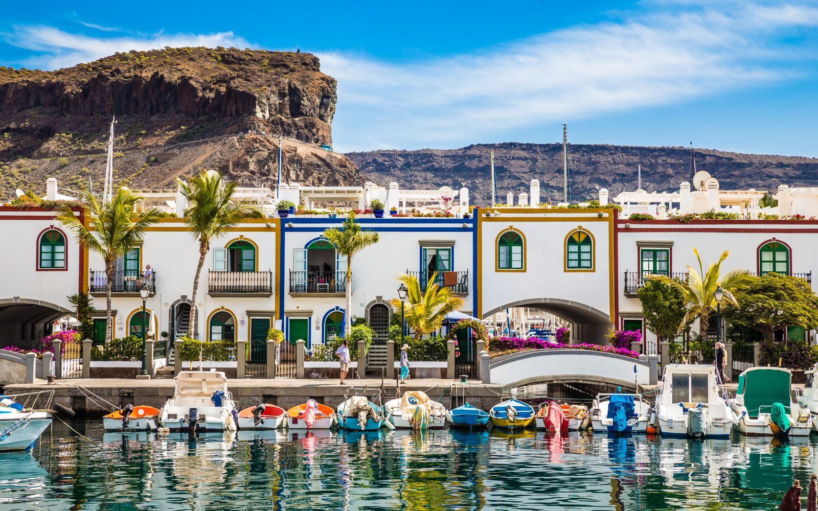 Port In Puerto de Mogan, Gran Canaria, Spain