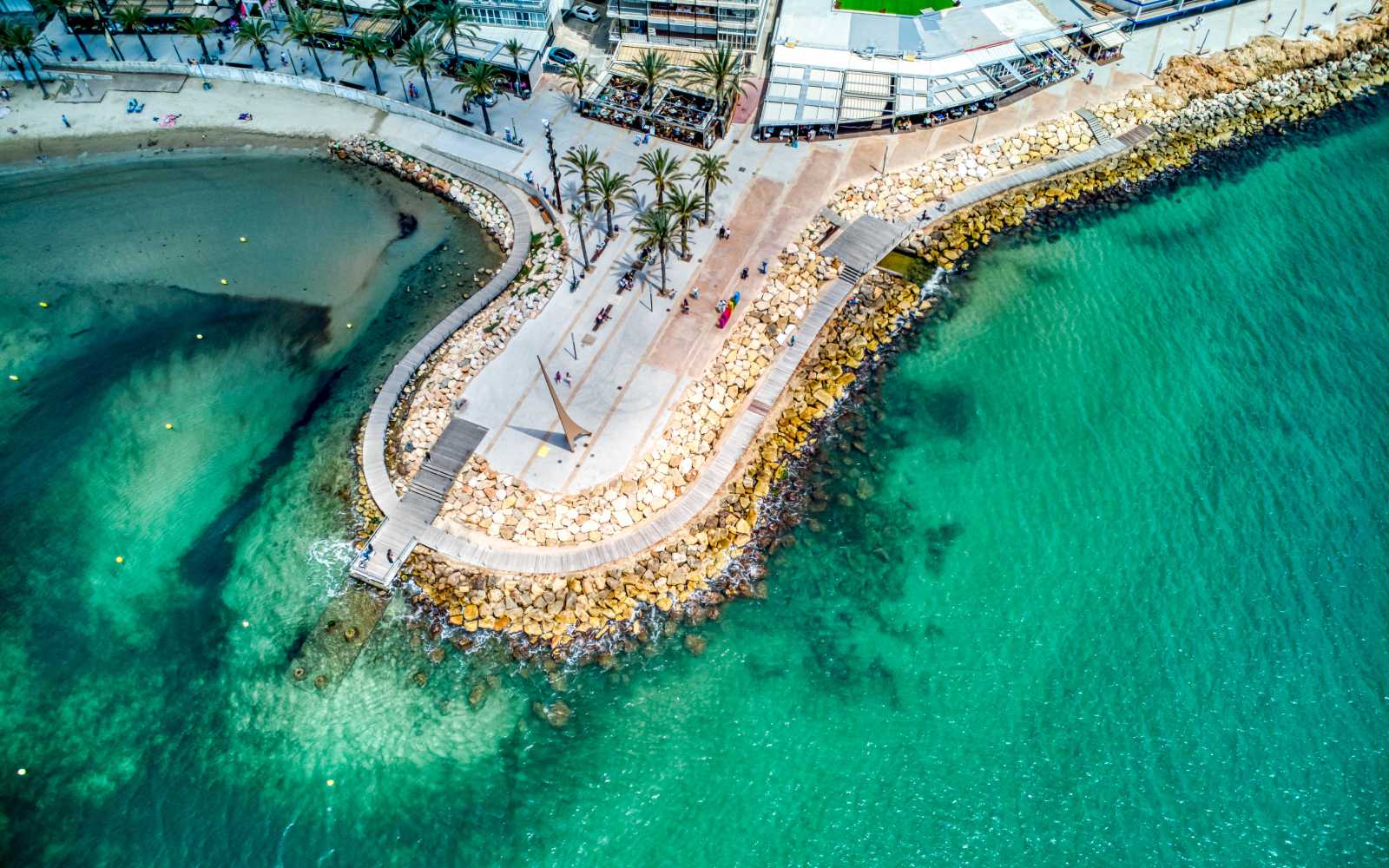 Aerial view of Salou, Costa Dorada , Spain