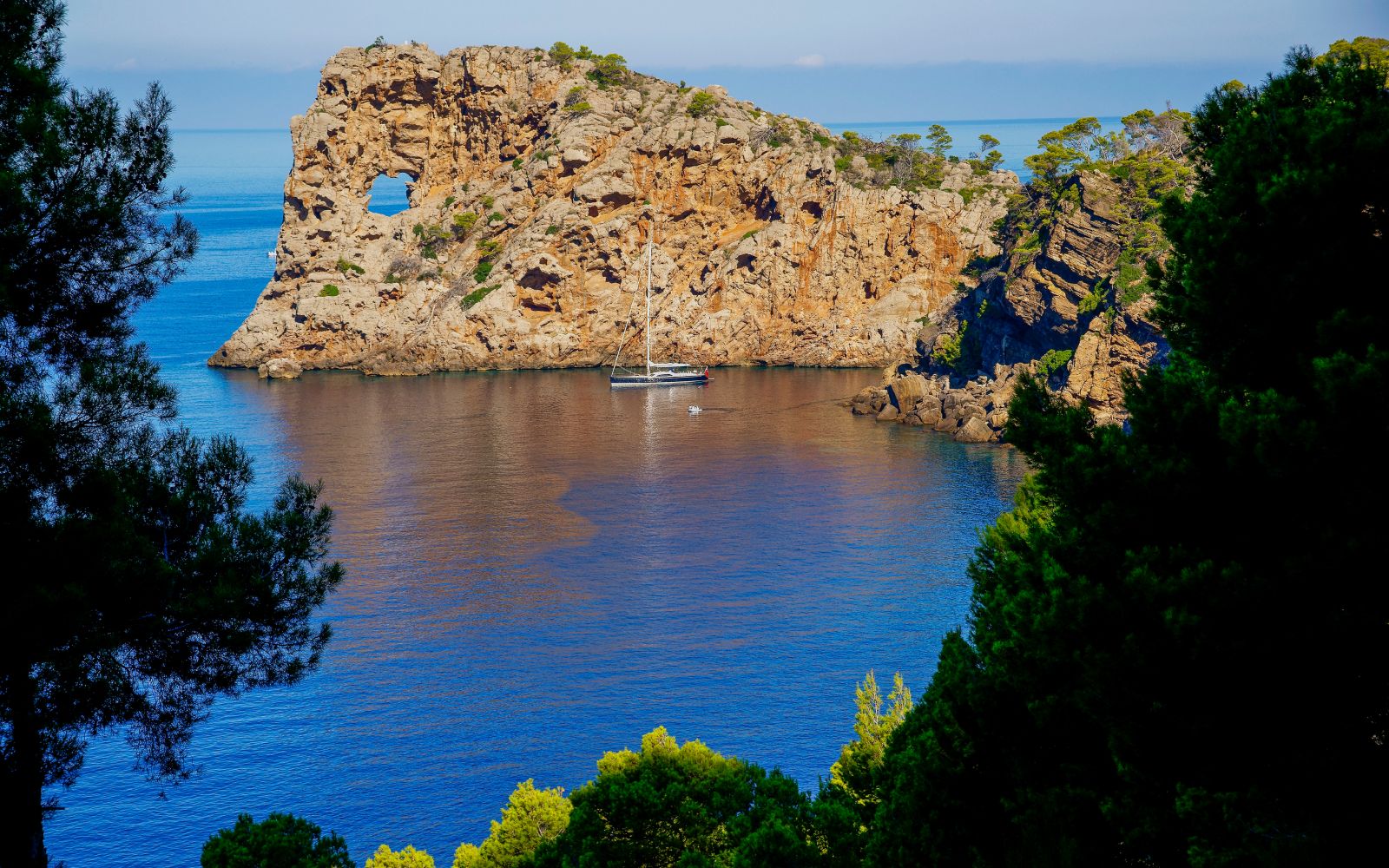 Natural area of the Serra de Tramuntana., Majorca, Balearic Islands, Spain