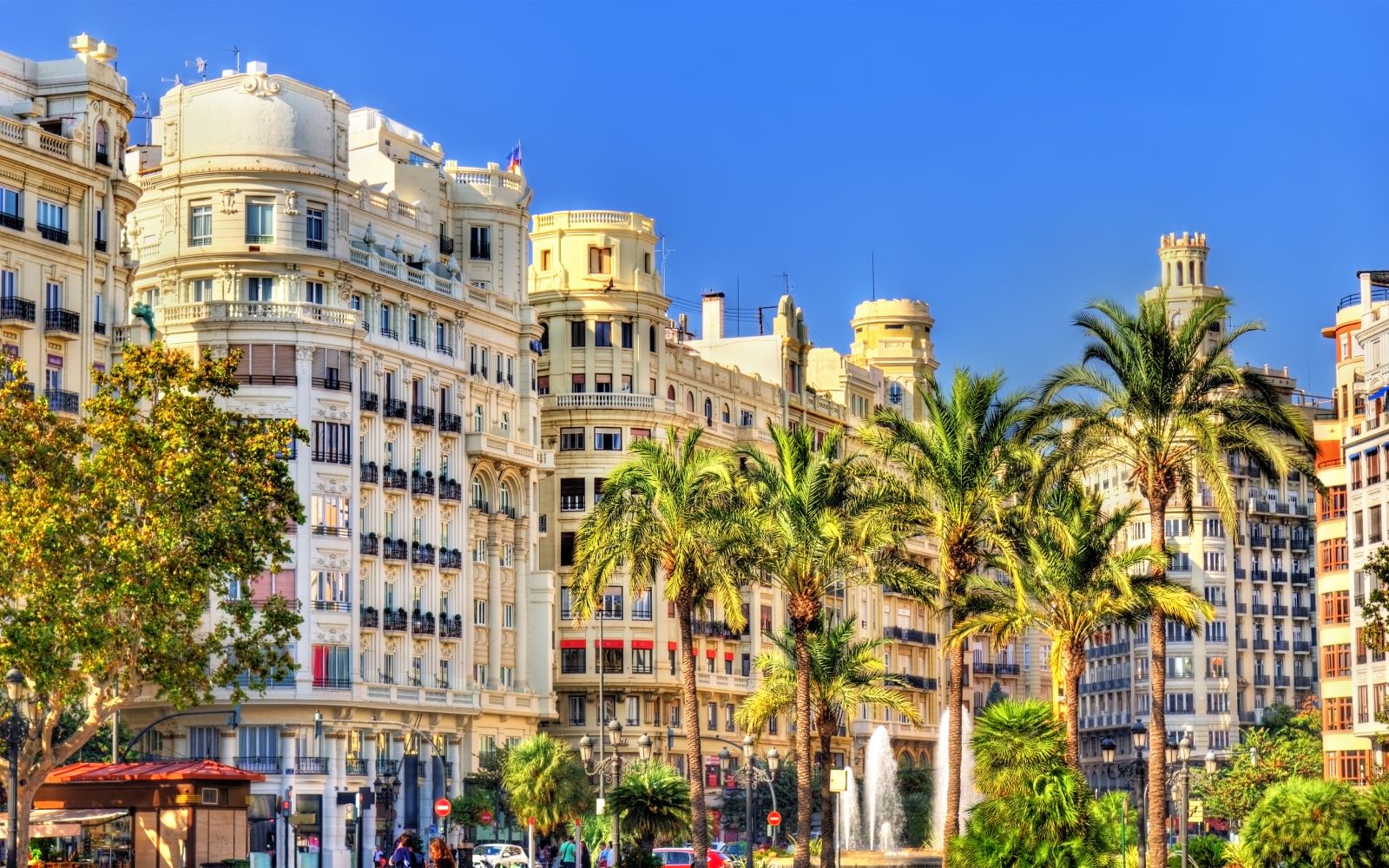 Plaza del Ayuntamiento of Valencia - Spain