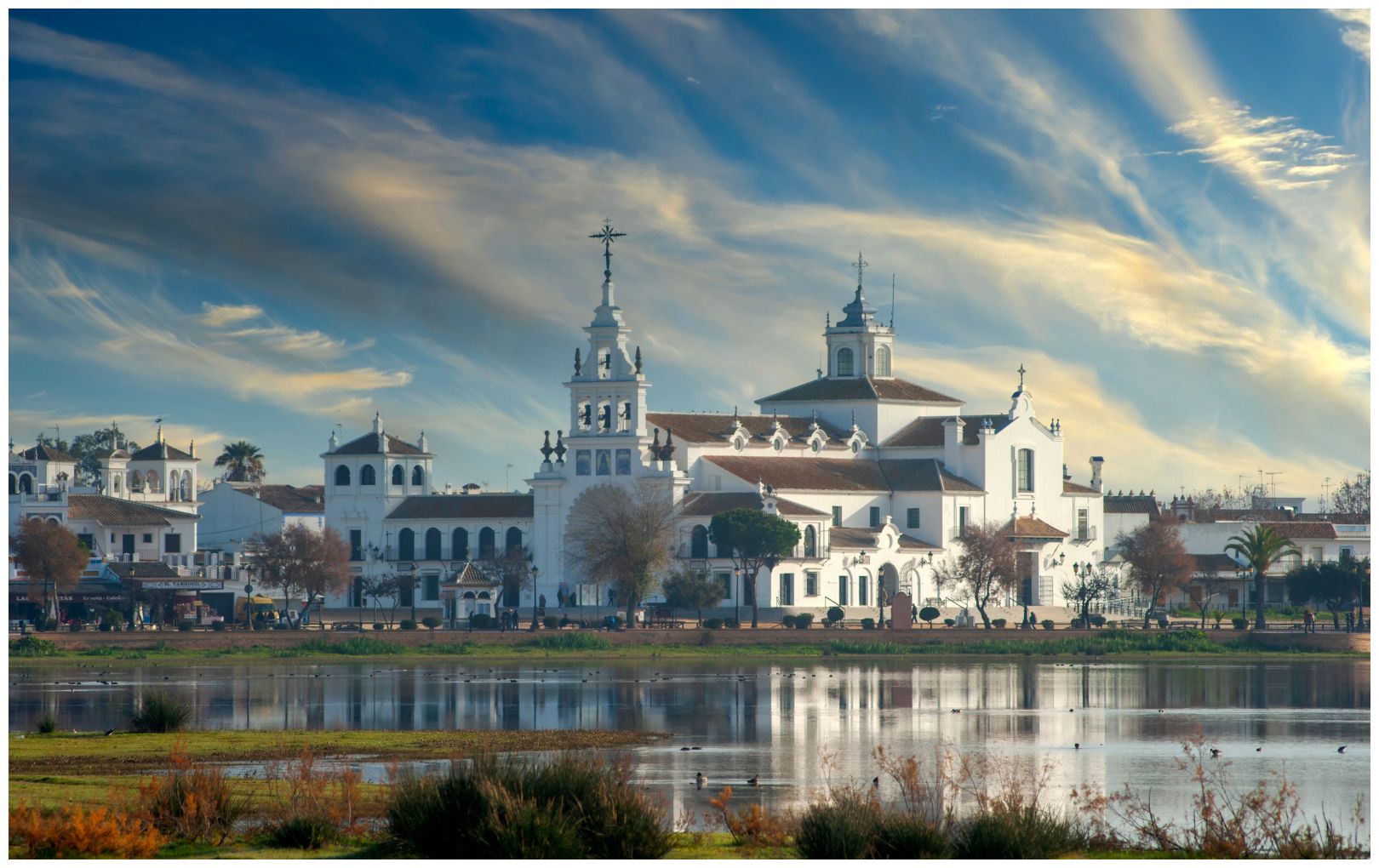 Ermita de la Virgen del Rocío en las marismas del coto de Doñana, Huelva
